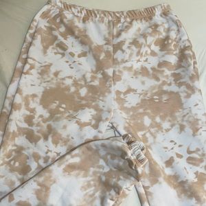 Tie dye sweat pants